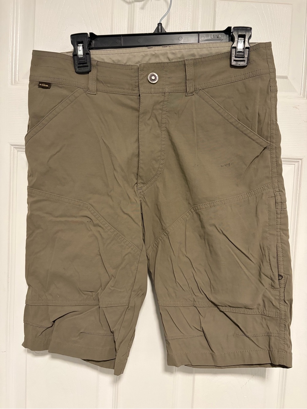 Kuhl Men's Khaki Hybrid Cargo Shorts - Olive/Tan